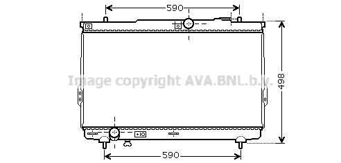 AVA QUALITY COOLING Радиатор, охлаждение двигателя HY2111